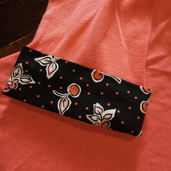 Christopher & Banks Size S Retro Novelty Soft Knit Cherry Print Pullover Cute - Picture 3 of 8